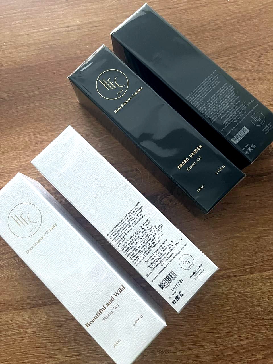HFC Гели для душа beautiful and wild и sword dancer (250 мл)