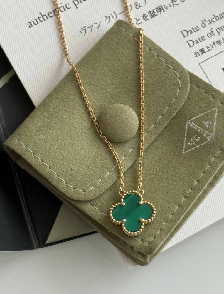 Колье Van Cleef малахит